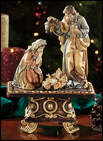 Matteo Nativity Music Box