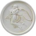 Angel 
          Roundel-Night 13.0"H Statue