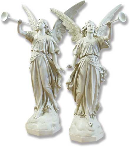 Angels Trumpet Set 64" Statue