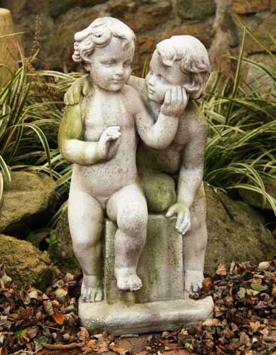 Loving Twins 19" Statue