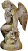 COMO CHERUB & DOLL WITH WINGS 34.0"H Statue