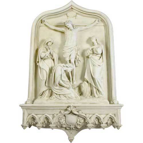 Crucifixion Scene Wall 64 Plaque Statue