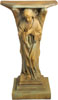 DEVOTION 
          ANGEL CROSS PED. 38" STATUE