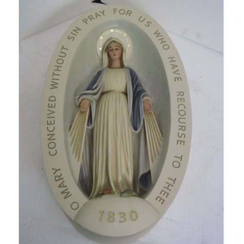 Miraculous Medal Plaque