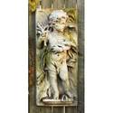 Little Cherub Boy Autumn Plaque 30