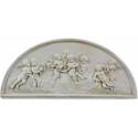 Cherubs Lunette Plaque 21